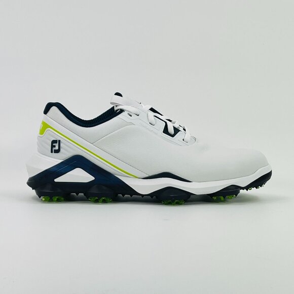 FootJoy Tour Alpha Golf 'White Navy Green' 55536 size 8 - Picture 1 of 8